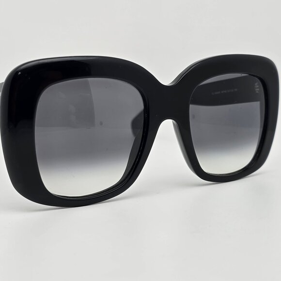 Celine CL41433/S 807 Black Frame Grey Gradient Lens Oversized Sunglasses w/ Case - Picture 7 of 15